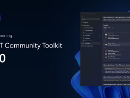 .NET Community Toolkit 从 8.0.0 版本开源， 包含 MVVM 工具包 