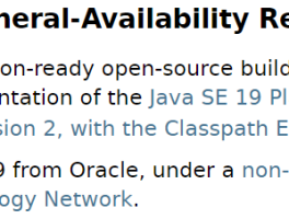 JDK 19 / Java 19 正式 GA 