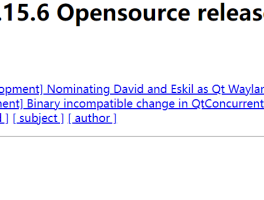 Qt 5.15.6 LTS 开源版发布 