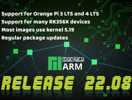 Manjaro ARM 22.08 发布 